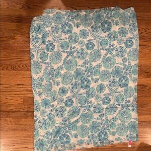 Lilly Pulitzer Scarf/Pareo in Blue and White Floral